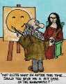 Leonardo and Mona Lisa.